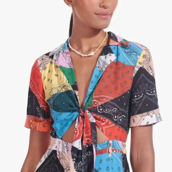 Staud Bandana Dress - Picture 2 of 5